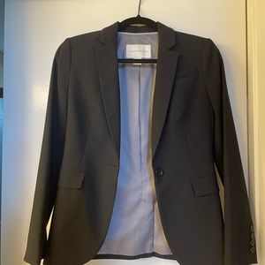 Banana Republic skirt suit, black.